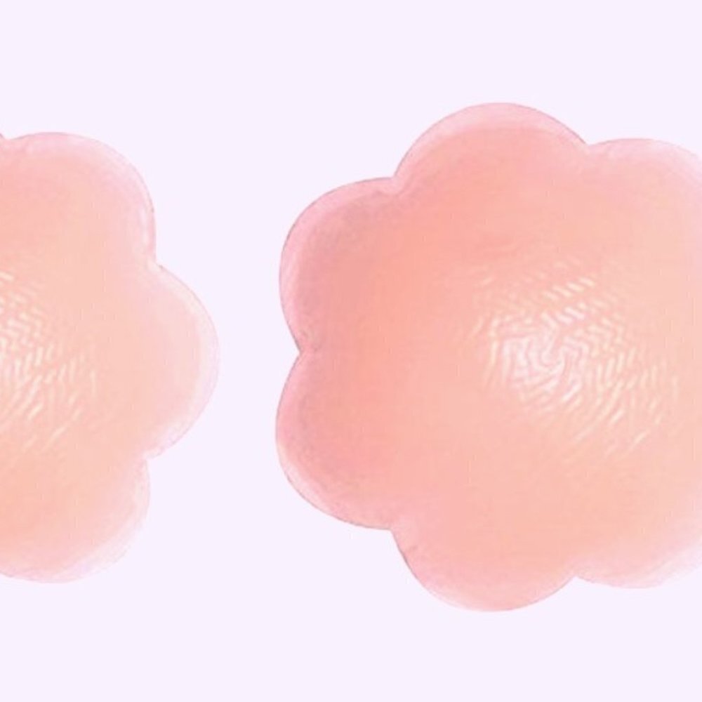 Silicone Pasties  Nipple Covers Go Braless with Class, Reusable S/M